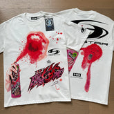 Hellstar T shirts High-street style, pure cotton, loose fit