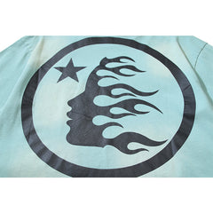 Hellstar T Shirts Retro style high street trend High-quality pure cotton high-street clothing