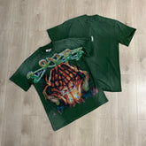 DUAA T shirts Monkey-wash, distressed finish, and hot-fix rhinestone embellishment.