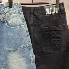 MIXED EMOTION Denim shorts