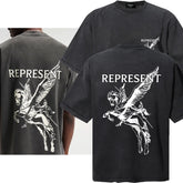 REPRSENT T SHIIRTS High-quality streetwear hip-hop retro and pure cotton