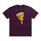 DREW HOUSE T Shirts Purple pizza print