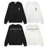 IH NOM UH NIT Crew neck sweatshirt High-quality pure cotton streetwear style