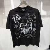 MIXED EMOTION T SHIRTS High-quality streetwear made from 260g pure cotton fabric.