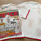 Valeforever Vale T Shirts White distressed wash-effect print