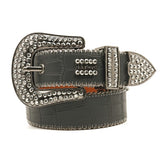 Hip-hop punk rhinestone belt punkfashion