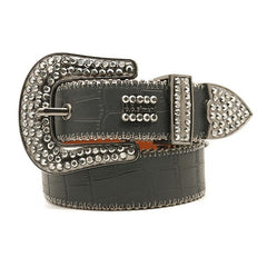 Hip-hop punk rhinestone belt punkfashion