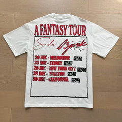 Valeforever Vale T Shirts White vintage-style letter print