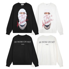 IH NOM UH NIT Crew neck sweatshirt High-quality pure cotton streetwear style