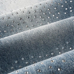Mens trendy purple jeans 100% cotton Jeans Rhinestones #9137