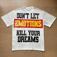 Mixed Emotion New Versatile Short-Sleeve T-Shirt