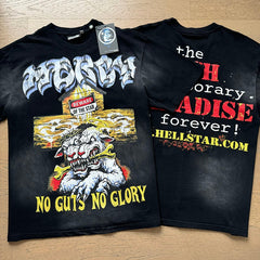 Hellstar T shirts High-street style, pure cotton, loose fit