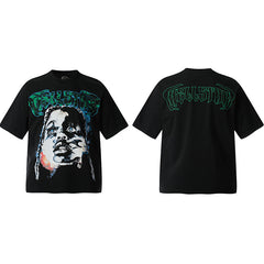 Hellstar T-shirt Direct Printing Pattern High-quality pure cotton high-street clothing
