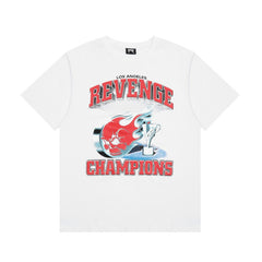 Revenge T Shirts High-quality streetwear with trendy Painted decoration