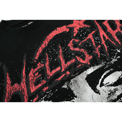 Hellstar T-shirt Direct Printing Pattern High-quality pure cotton high-street clothing