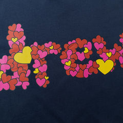 DREW HOUSE T Shirts Red heart and English letters