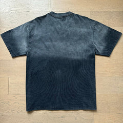 Valeforever Vale T Shirts Washed black with a distressed finish