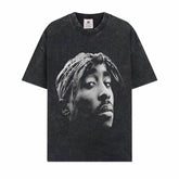 BIG FACE T shirts Pure Cotton High-Street Fashion