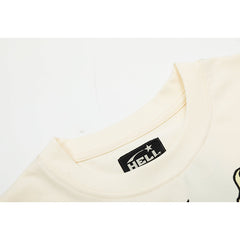 Hellstar T-shirt Direct Printing Pattern High-quality pure cotton high-street clothing