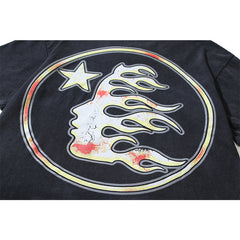 Hellstar T Shirts Retro style high street trend High-quality pure cotton high-street clothing