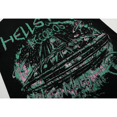 Hellstar T-shirt Direct Printing Pattern High-quality pure cotton high-street clothing