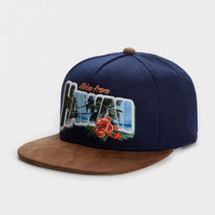 Trendy flat brimmed snapback hatshawaii cap sunshade breathable