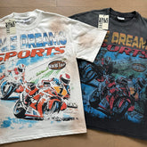 Valeforever Vale T Shirts Distressed-print high-street style