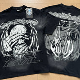 Hellstar T shirts High-street style, pure cotton, loose fit