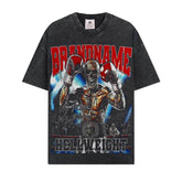 BIG FACE T shirts Pure Cotton High-Street Fashion