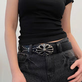 Chh Chrome Hearts Belt Vintage Cowboy Punk Skull