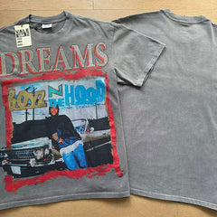 Valeforever Vale T Shirts The trend of acid-wash grey prints