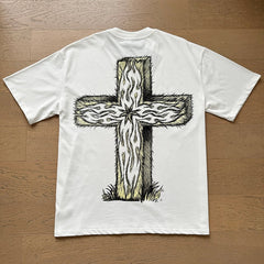 Hellstar T shirts High-street style, pure cotton, loose fit