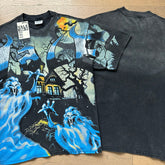 Valeforever Vale T Shirts Washed black with a distressed finish