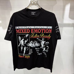 MIXED EMOTION T SHIRTS High-quality streetwear made from 260g pure cotton fabric.