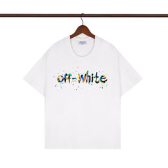 OFF WHITE T SHIRTS High-quality pure cotton high-street style