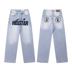 Hellstar Jeans High-quality pure cotton high-street clothing