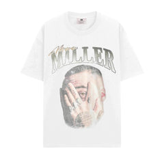 BIG FACE T shirts Pure Cotton High-Street Fashion