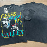 Valeforever Vale T Shirts Washed black with a distressed finish