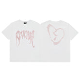 Revenge T Shirts High-quality streetwear with trendy Painted decoration