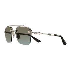 Chrome Hearts Sunglasses Acetate Leather Sterling Silver Diamond Inlaid Aviator Sunglasses