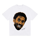 BIG FACE T shirts Pure Cotton High-Street Fashion