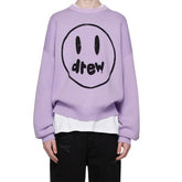 DREW HOUSE Knitwear Purple smiley face