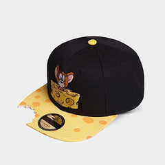 Trendy flat brimmed snapback hatsfall and winter cartoon difuzed