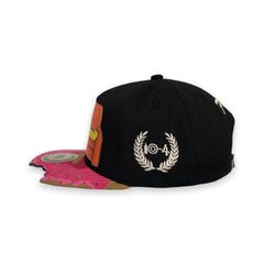 Trendy flat brimmed snapback hatscartoon adjustable