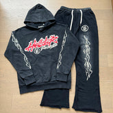 Hellstar Hoodie And Pants Two-Piece Set High-quality pure cotton high-street clothing