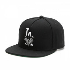 Trendy flat brimmed snapback hatsall year roundneutral