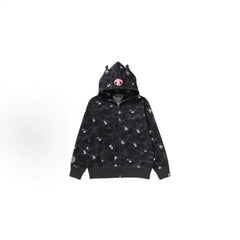 Bathing ape hoode bape co-branded hello kitty kuromi looseoutwearautum