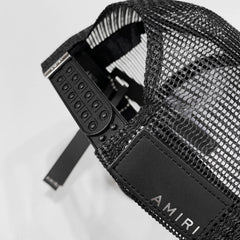 Amiri Hat Peaked Cap Sunshade Beach Casual Hat Adjustable Metal Lock Baseball Cap
