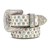 Hip-hop punk rhinestone belt punk style