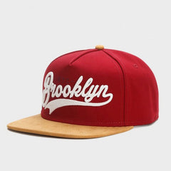 Trendy flat brimmed snapback hatsbrooklyn men's and women's adjustable hat